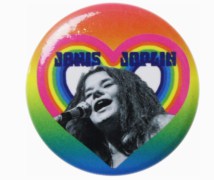 Janis Joplin Rainbow Heart